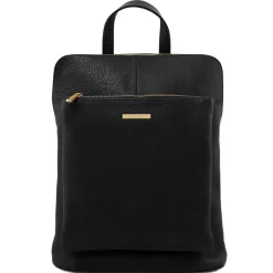 Lederrucksack Für Damen aus Weichem Leder
