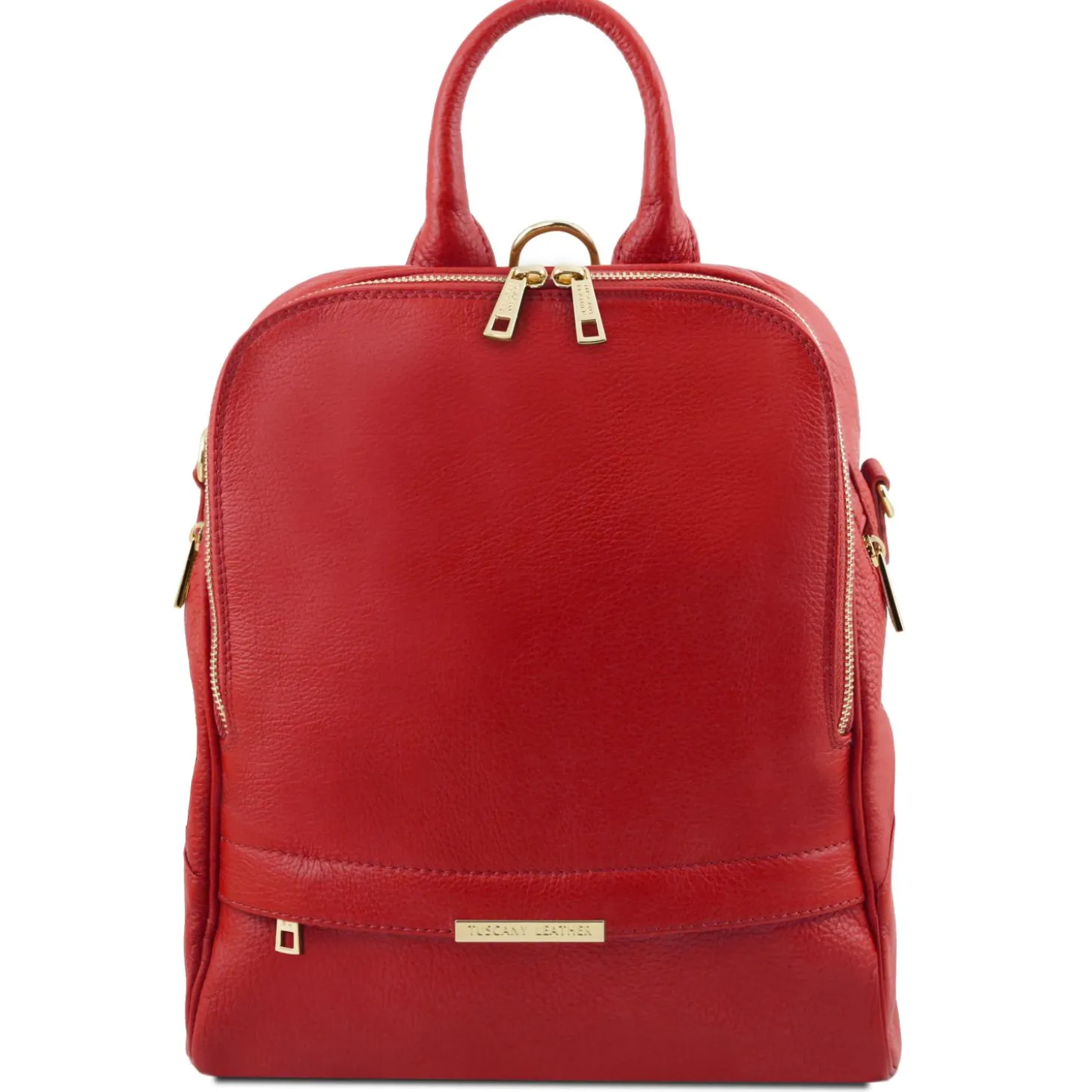 Lederrucksack Für Damen aus Weichem Leder