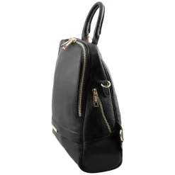 Lederrucksack Für Damen aus Weichem Leder