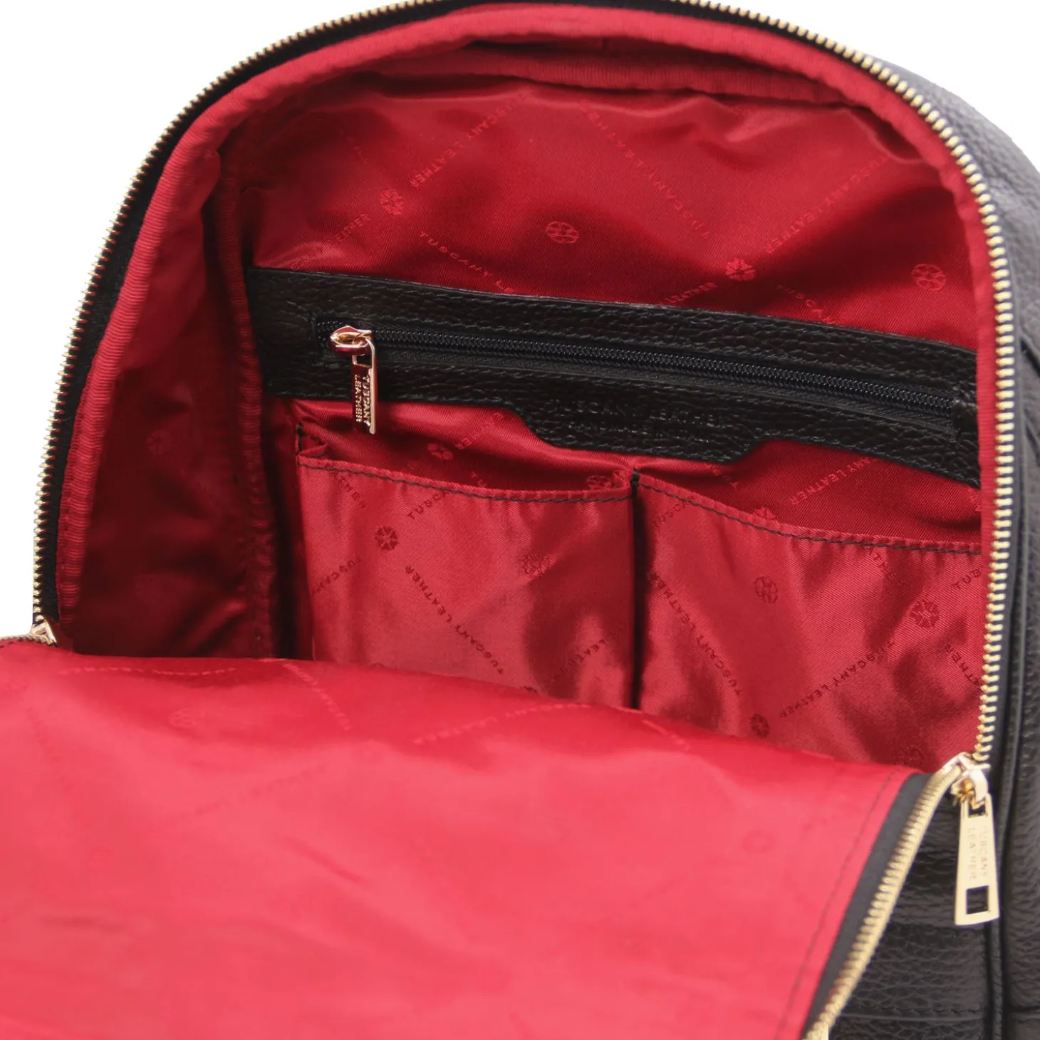Lederrucksack Für Damen aus Weichem Leder