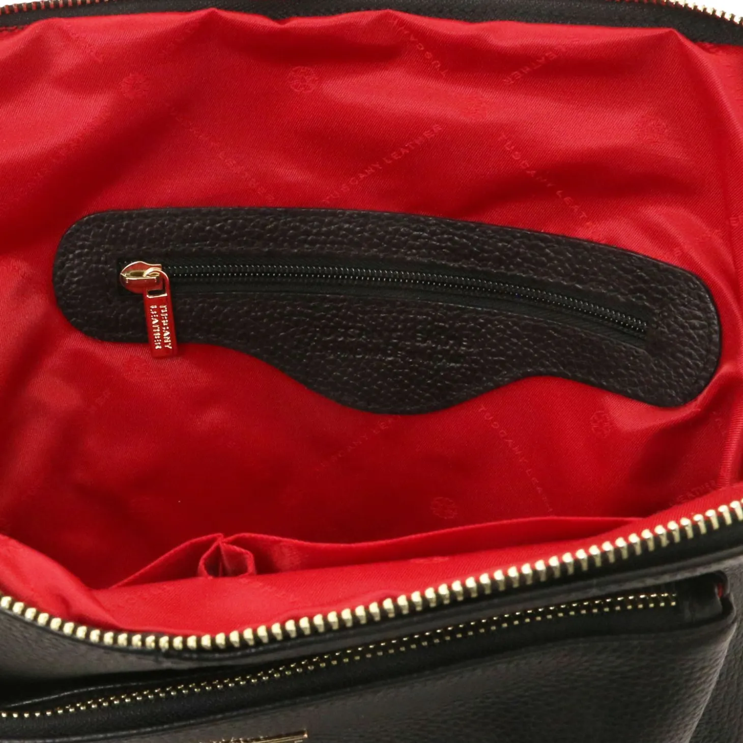 Lederrucksack Für Damen aus Weichem Leder