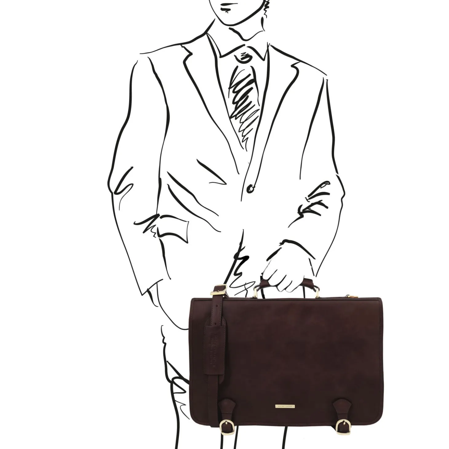 Messenger Tasche aus Leder