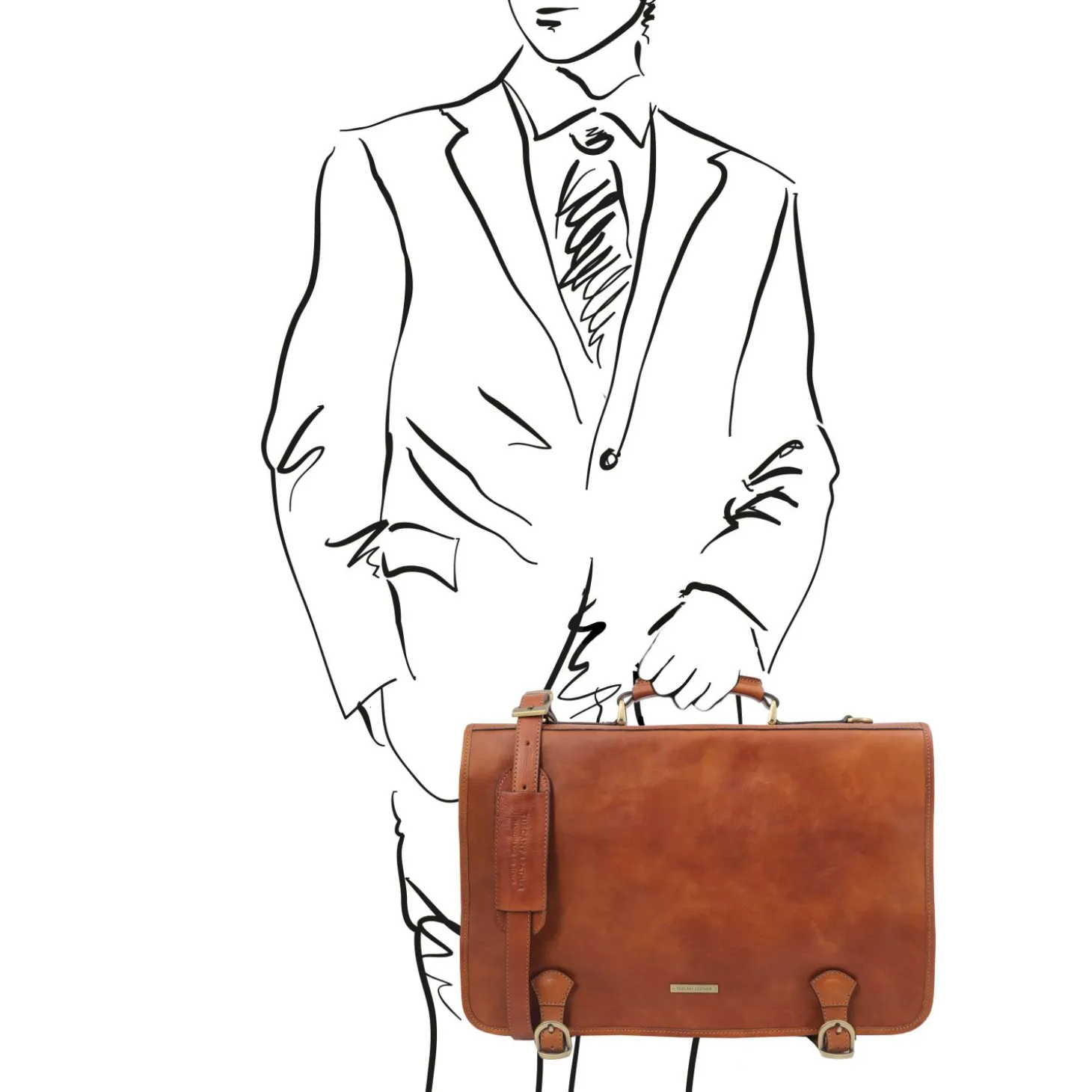 Messenger Tasche aus Leder