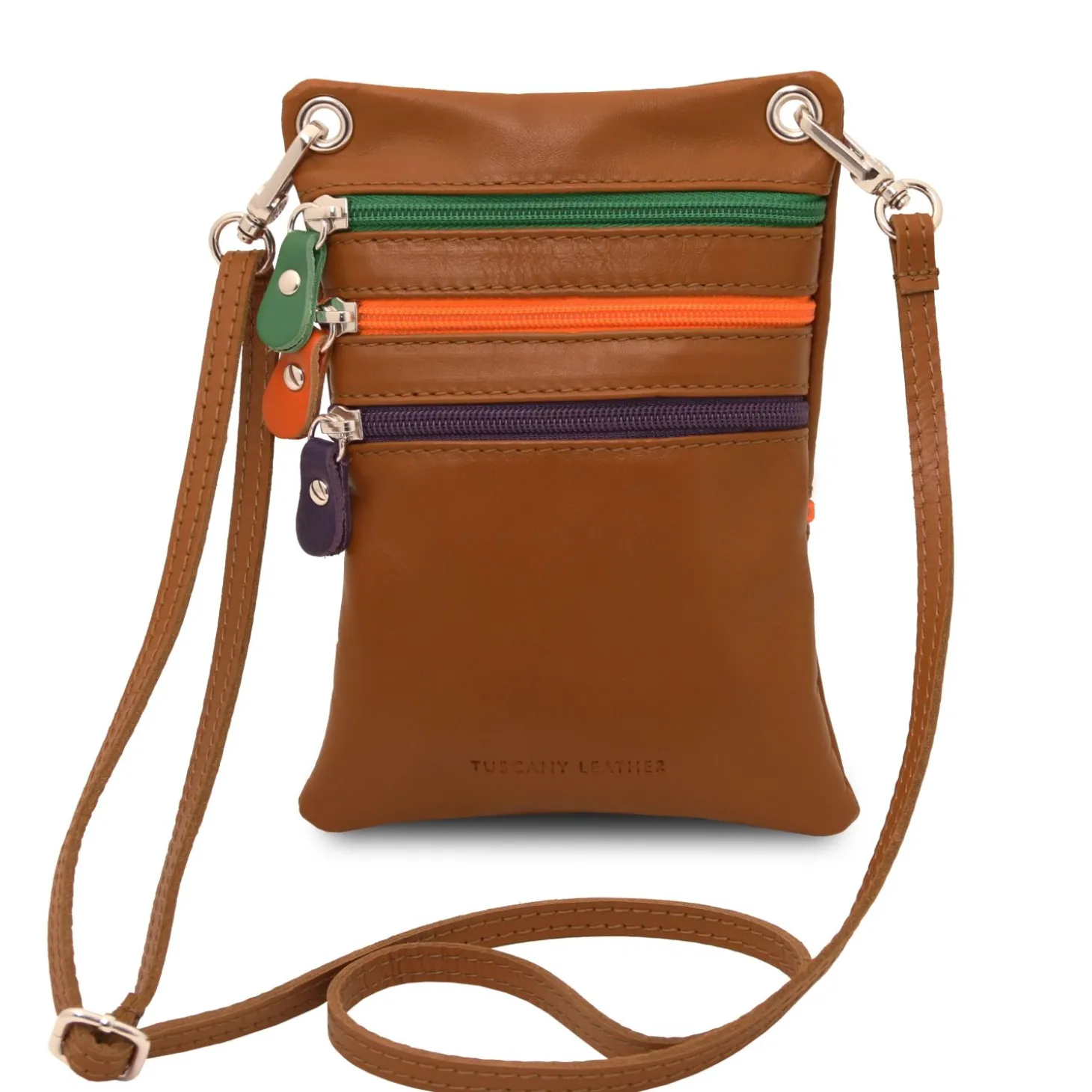 Mini Schultertasche aus Weichem Leder