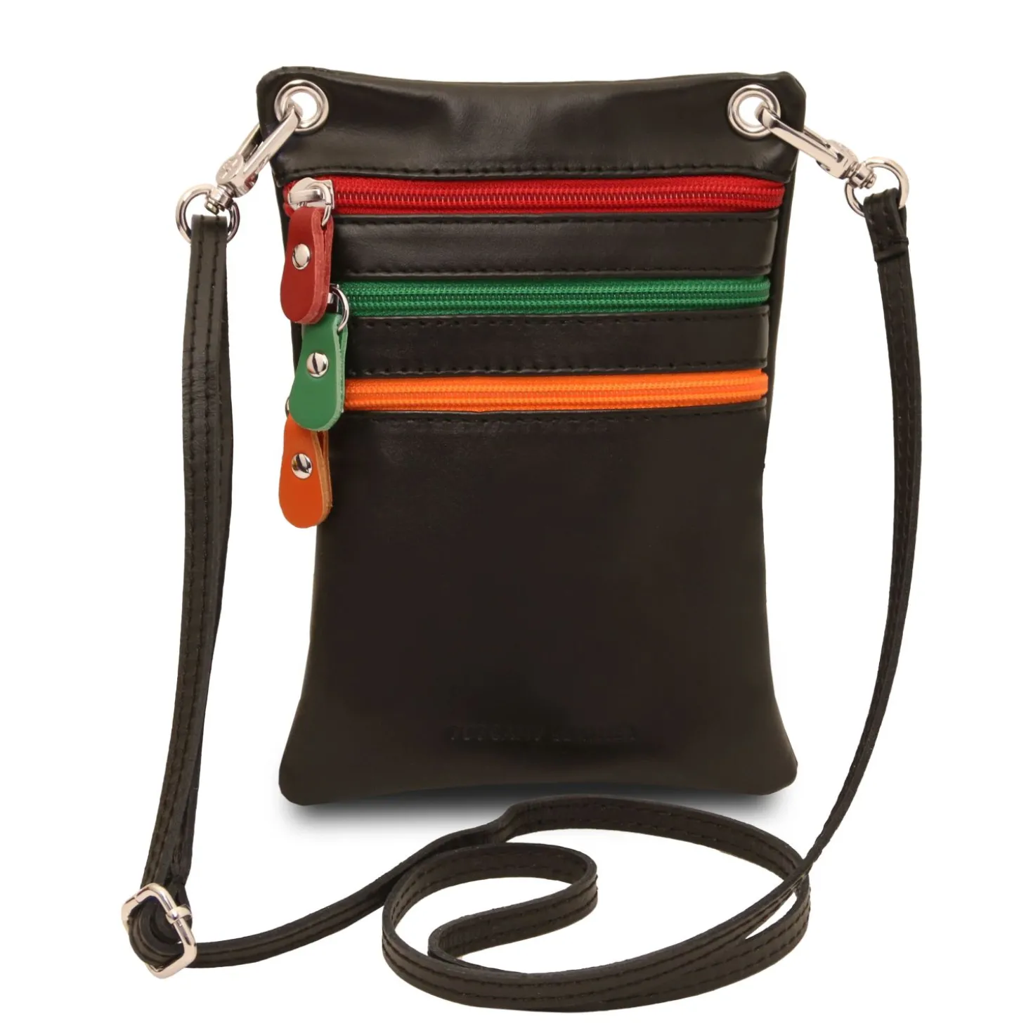 Mini Schultertasche aus Weichem Leder