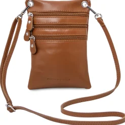 Mini Schultertasche aus Weichem Leder