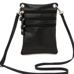 Mini Schultertasche aus Weichem Leder