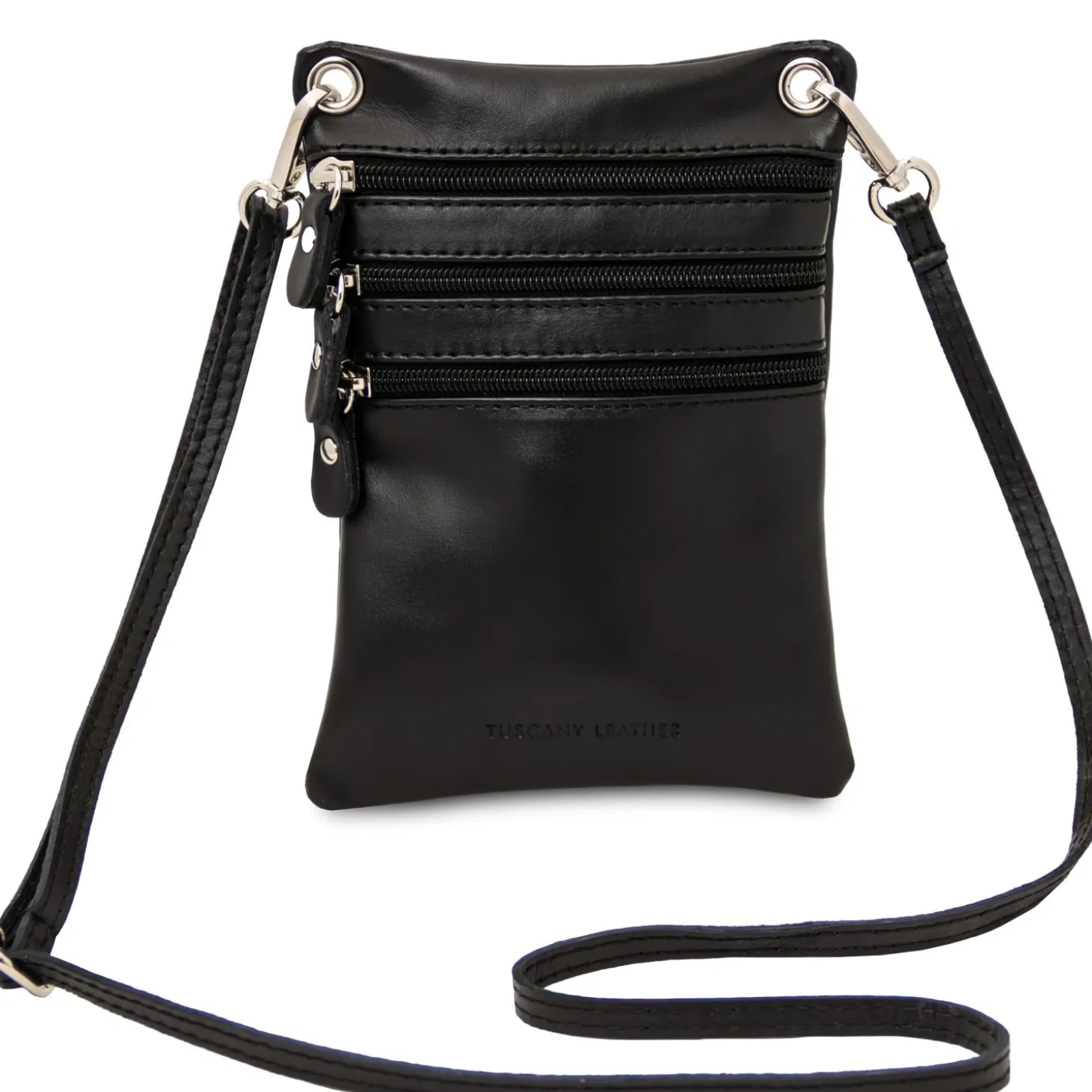 Mini Schultertasche aus Weichem Leder
