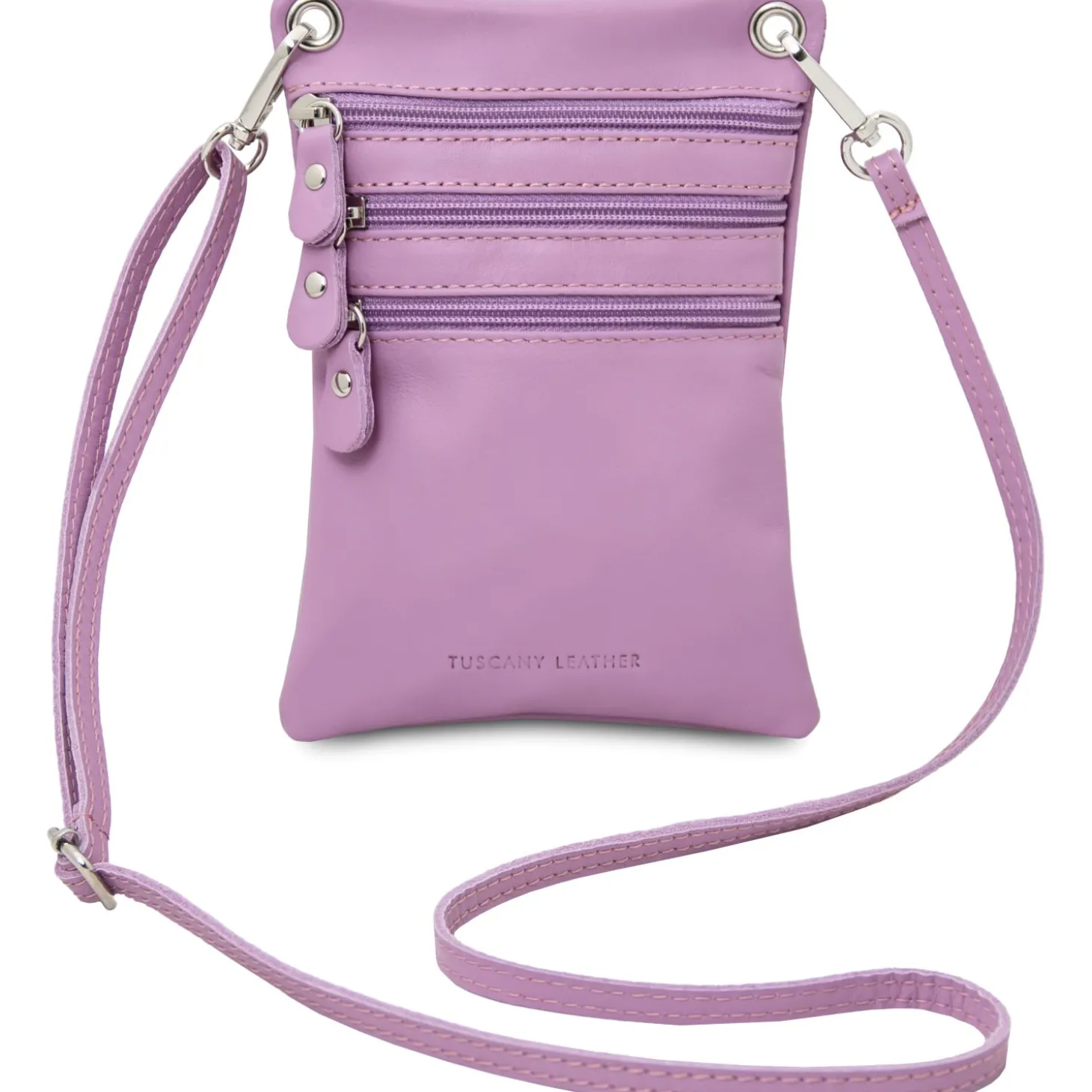 Mini Schultertasche aus Weichem Leder