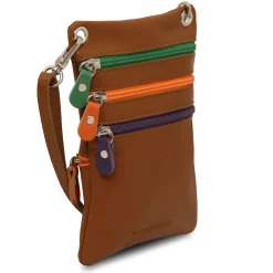 Mini Schultertasche aus Weichem Leder