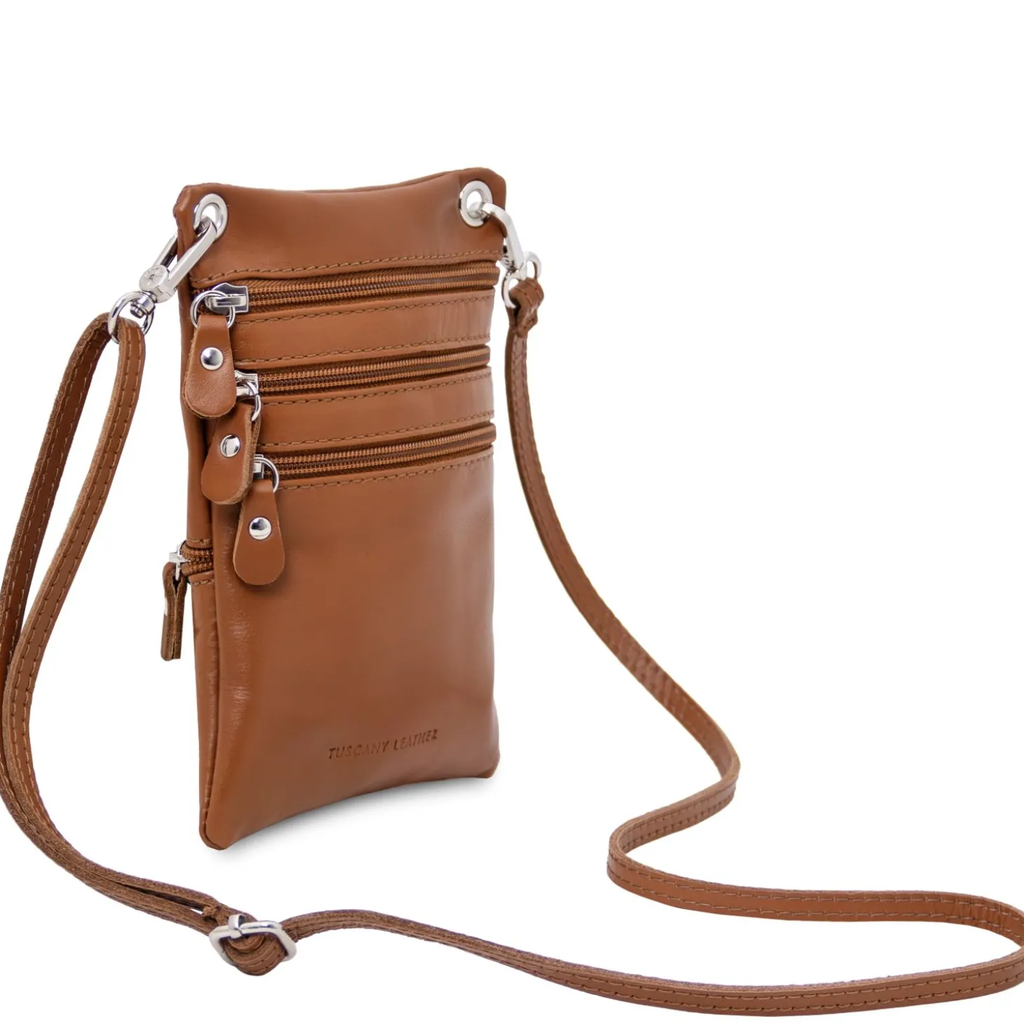 Mini Schultertasche aus Weichem Leder