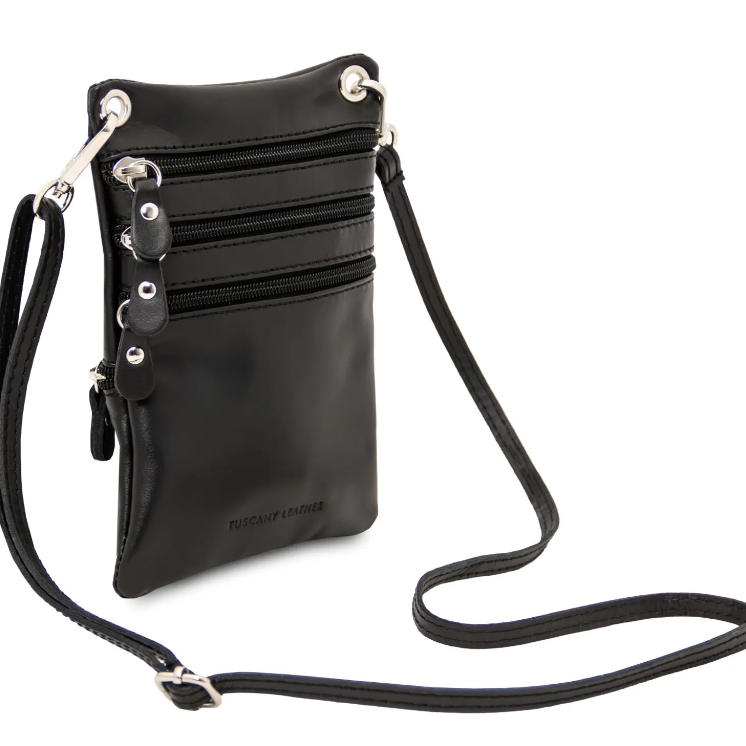 Mini Schultertasche aus Weichem Leder