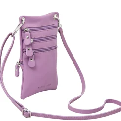 Mini Schultertasche aus Weichem Leder