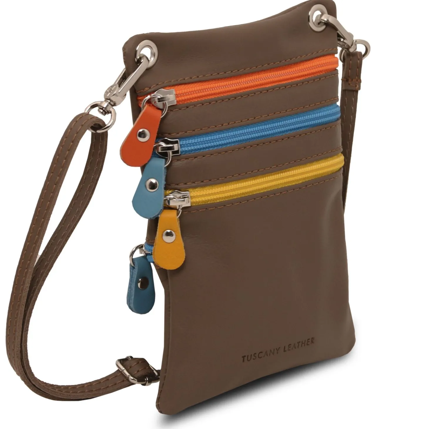 Mini Schultertasche aus Weichem Leder