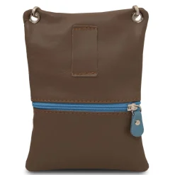 Mini Schultertasche aus Weichem Leder