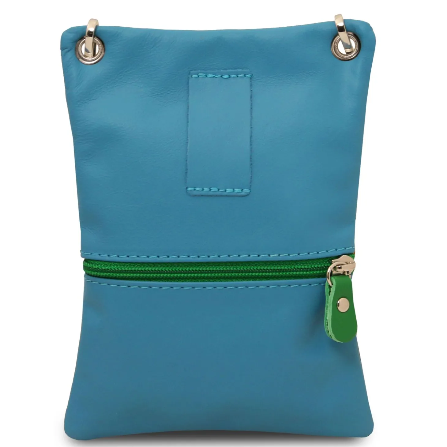 Mini Schultertasche aus Weichem Leder
