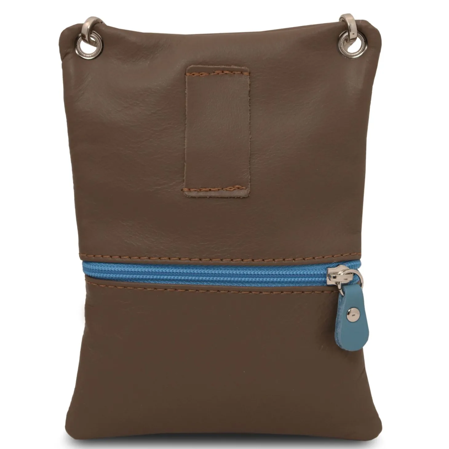 Mini Schultertasche aus Weichem Leder