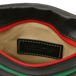 Mini Schultertasche aus Weichem Leder