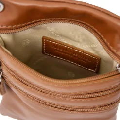 Mini Schultertasche aus Weichem Leder