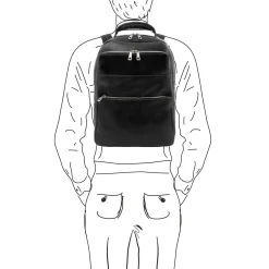 Notebook Rucksack aus Leder