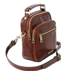 Praktische Umhängetasche aus Leder
