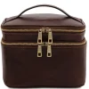 Reise - Kulturtasche aus Leder