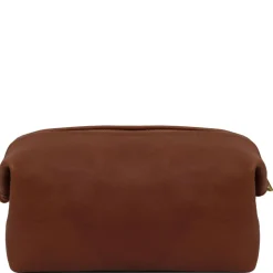 Reise - Kulturtasche aus Leder - Klein