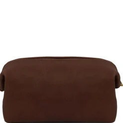 Reise - Kulturtasche aus Leder - Klein