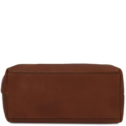 Reise - Kulturtasche aus Leder - Klein