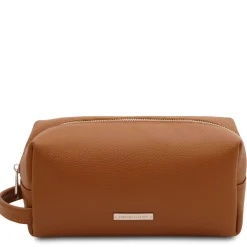 Reise - Kulturtasche aus Weichem Leder