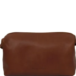 Reise- Kulturtasche aus Leder - Gross