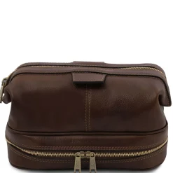 Reise Kulturtasche aus Leder