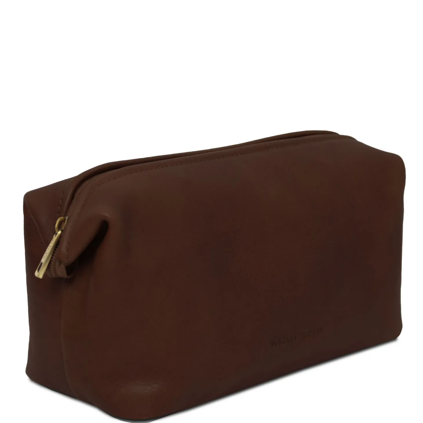 Reise- Kulturtasche aus Leder - Gross