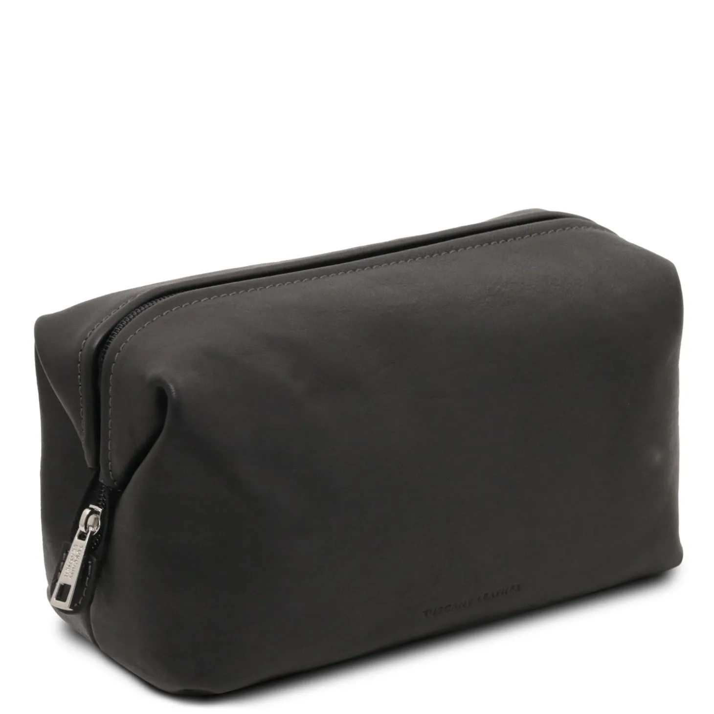 Reise- Kulturtasche aus Leder - Gross