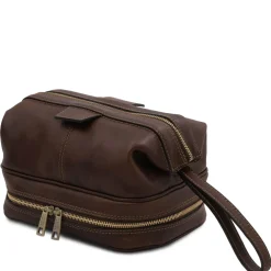 Reise Kulturtasche aus Leder