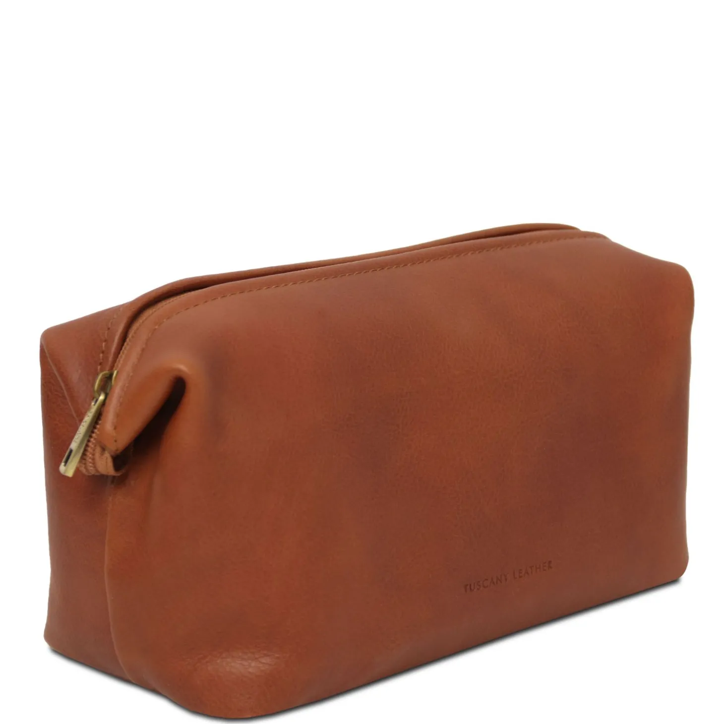 Reise- Kulturtasche aus Leder - Gross