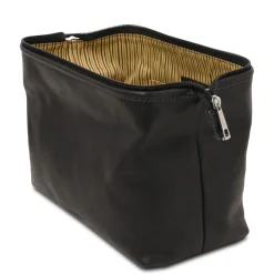 Reise- Kulturtasche aus Leder - Gross