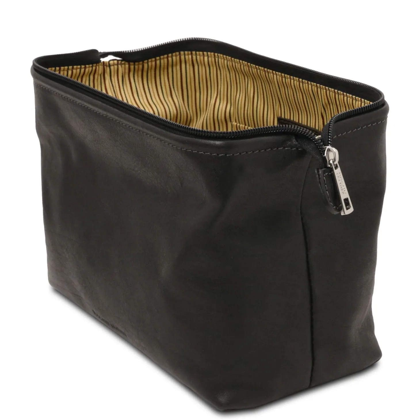 Reise- Kulturtasche aus Leder - Gross