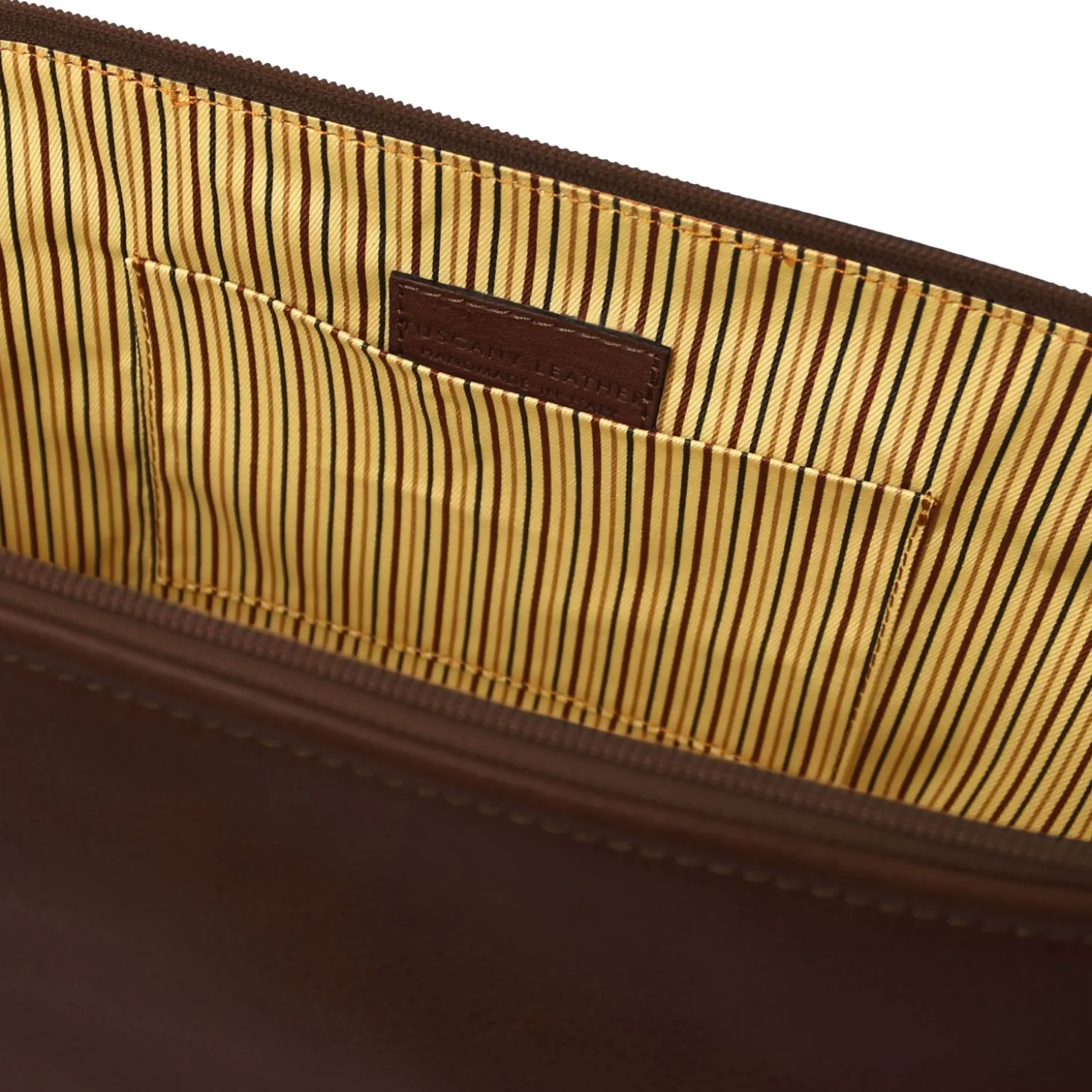 Reise- Kulturtasche aus Leder - Gross