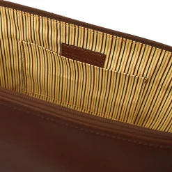 Reise- Kulturtasche aus Leder - Gross