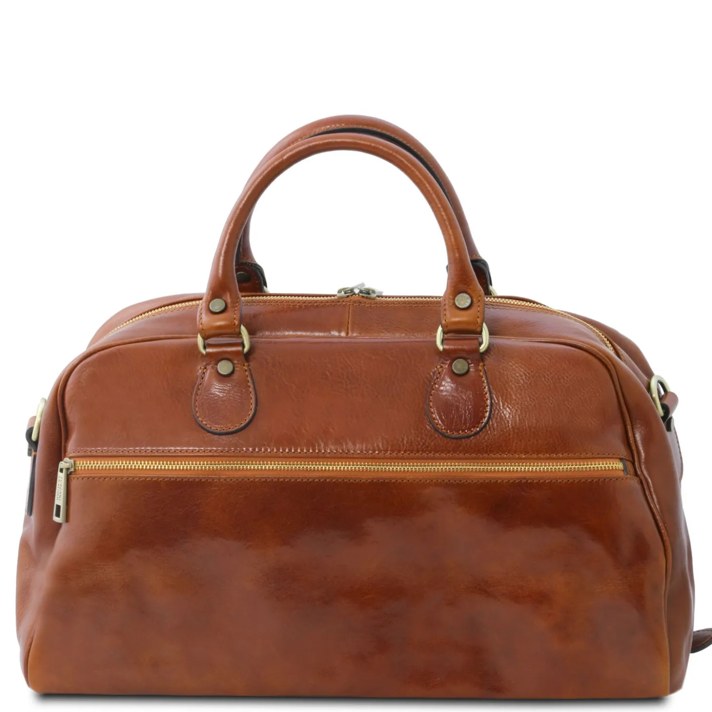 Reisetasche aus Leder in Halbrundem Design - Klein