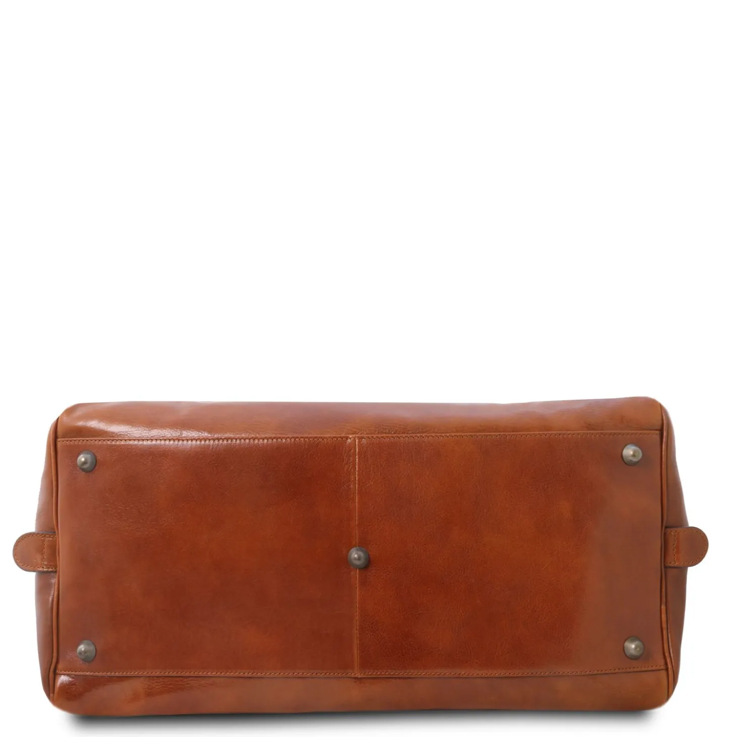 Reisetasche aus Leder in Halbrundem Design - Klein