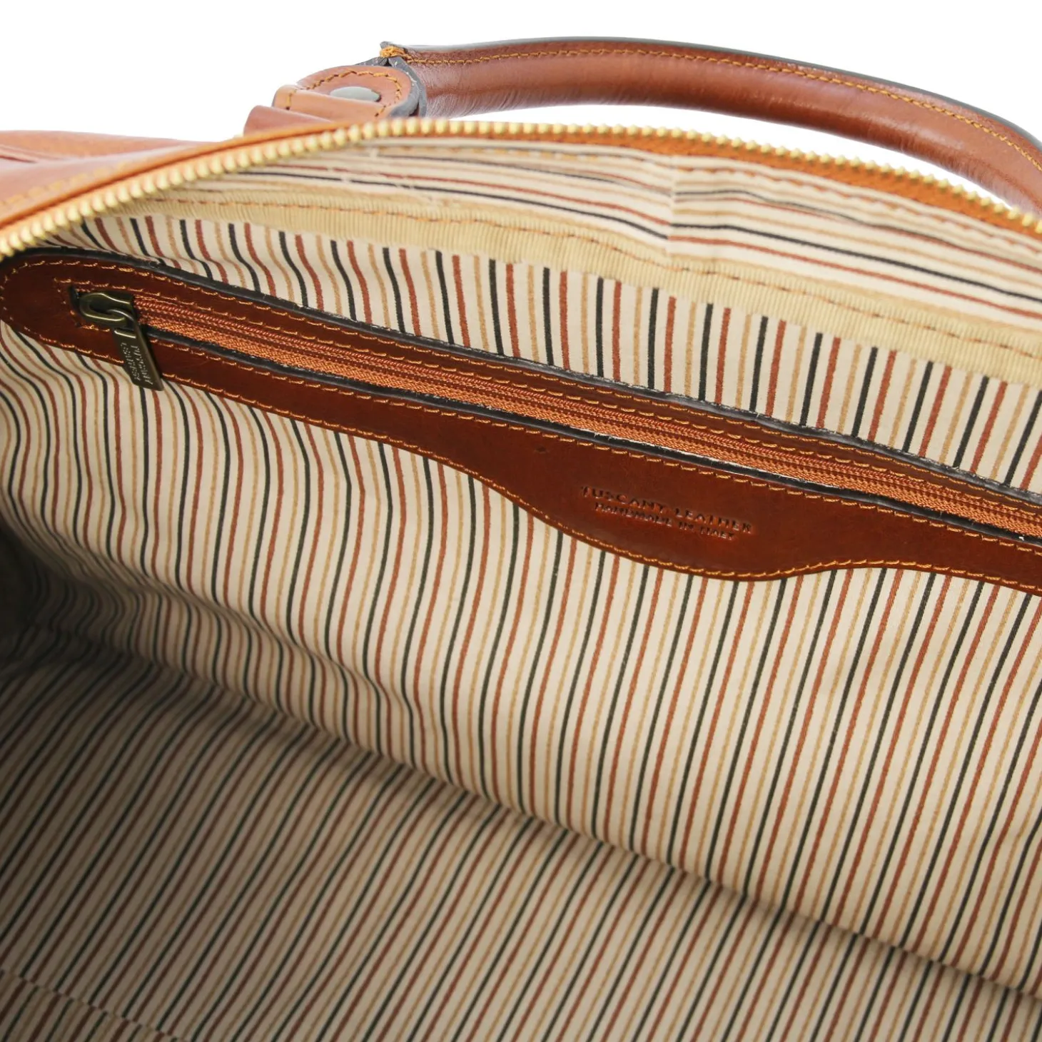 Reisetasche aus Leder in Halbrundem Design - Klein