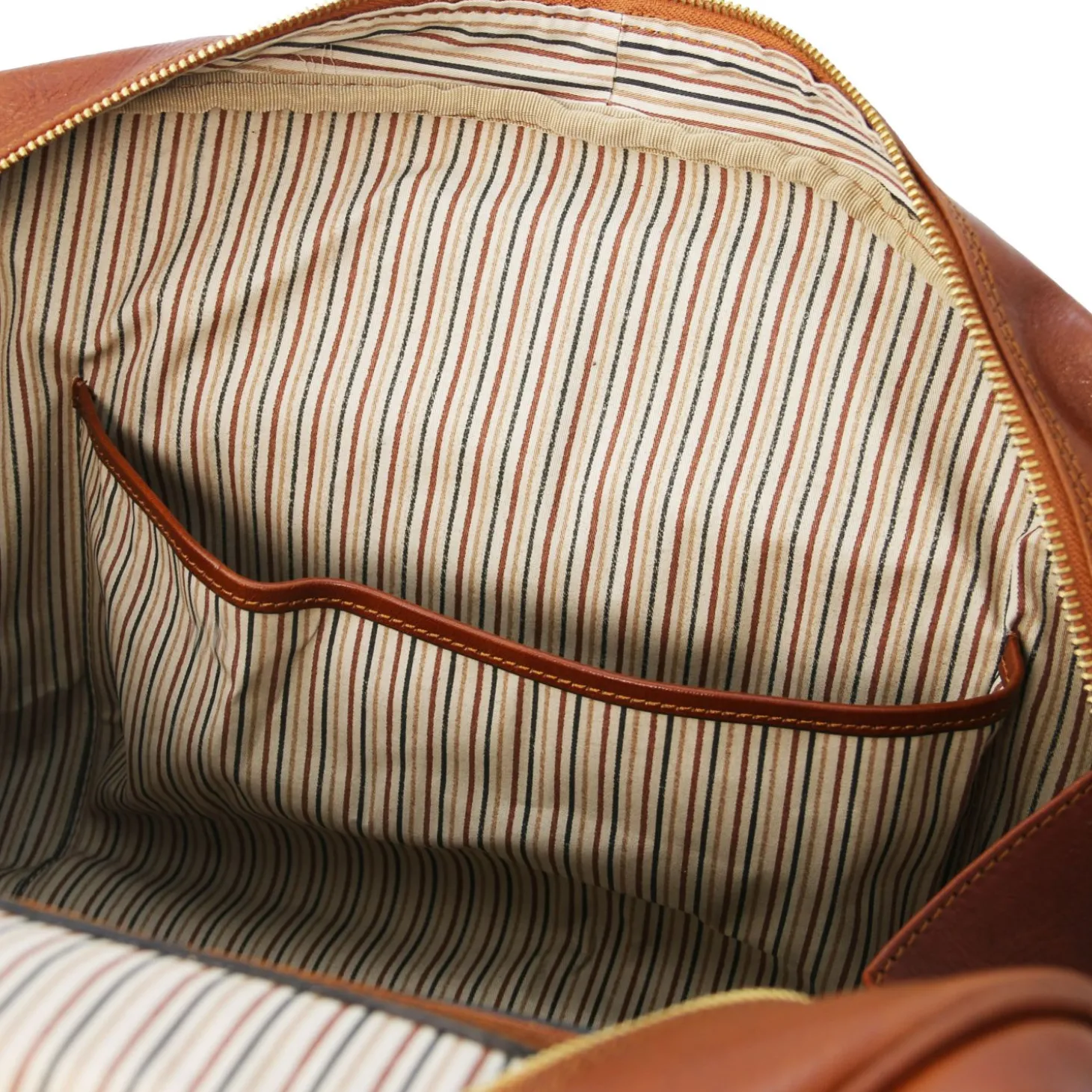Reisetasche aus Leder in Halbrundem Design - Klein