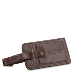 Reisetasche aus Leder mit Vorderfach