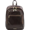 Rucksack aus Leder 2 Fächer