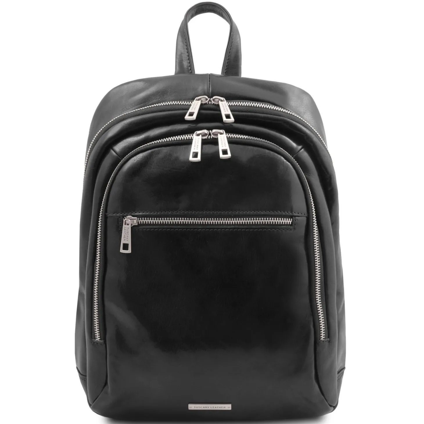 Rucksack aus Leder 2 Fächer