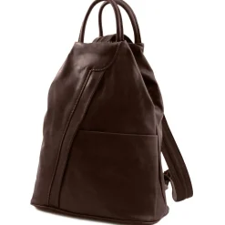 Rucksack Tropfendesign aus Weichem Leder