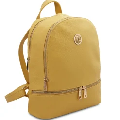 Rucksack Tropfendesign aus Weichem Leder