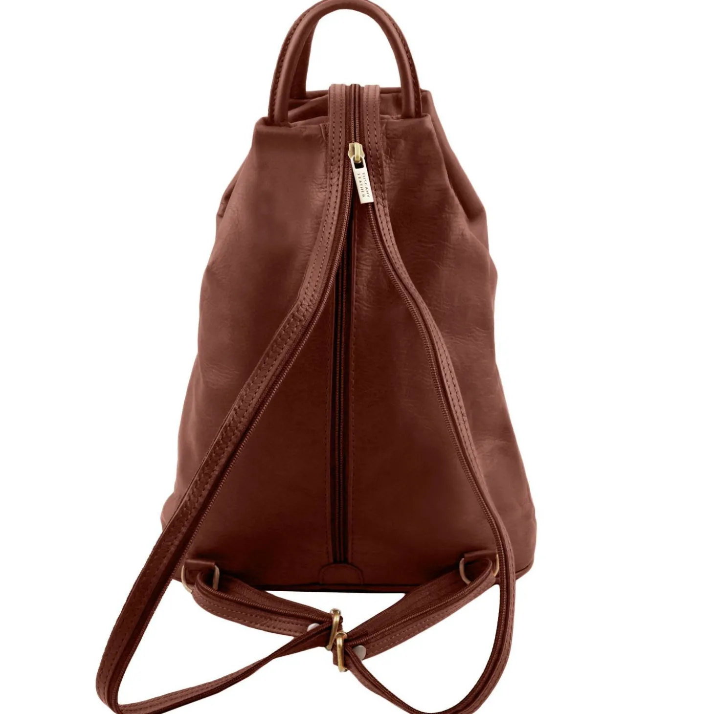 Rucksack Tropfendesign aus Weichem Leder